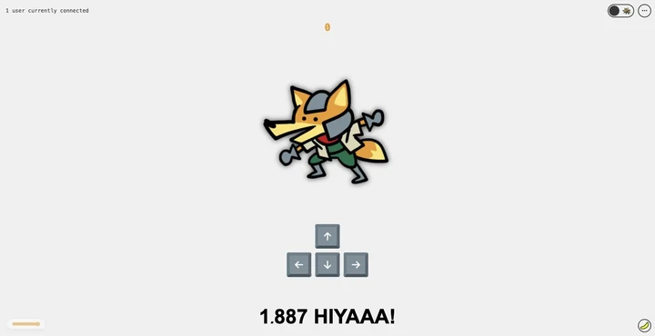 Écran de StarFox, personnage et compteur partagé